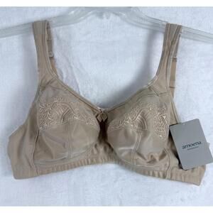 Amoena Isadora Bra 38A Sand Beige Mastectomy NWT